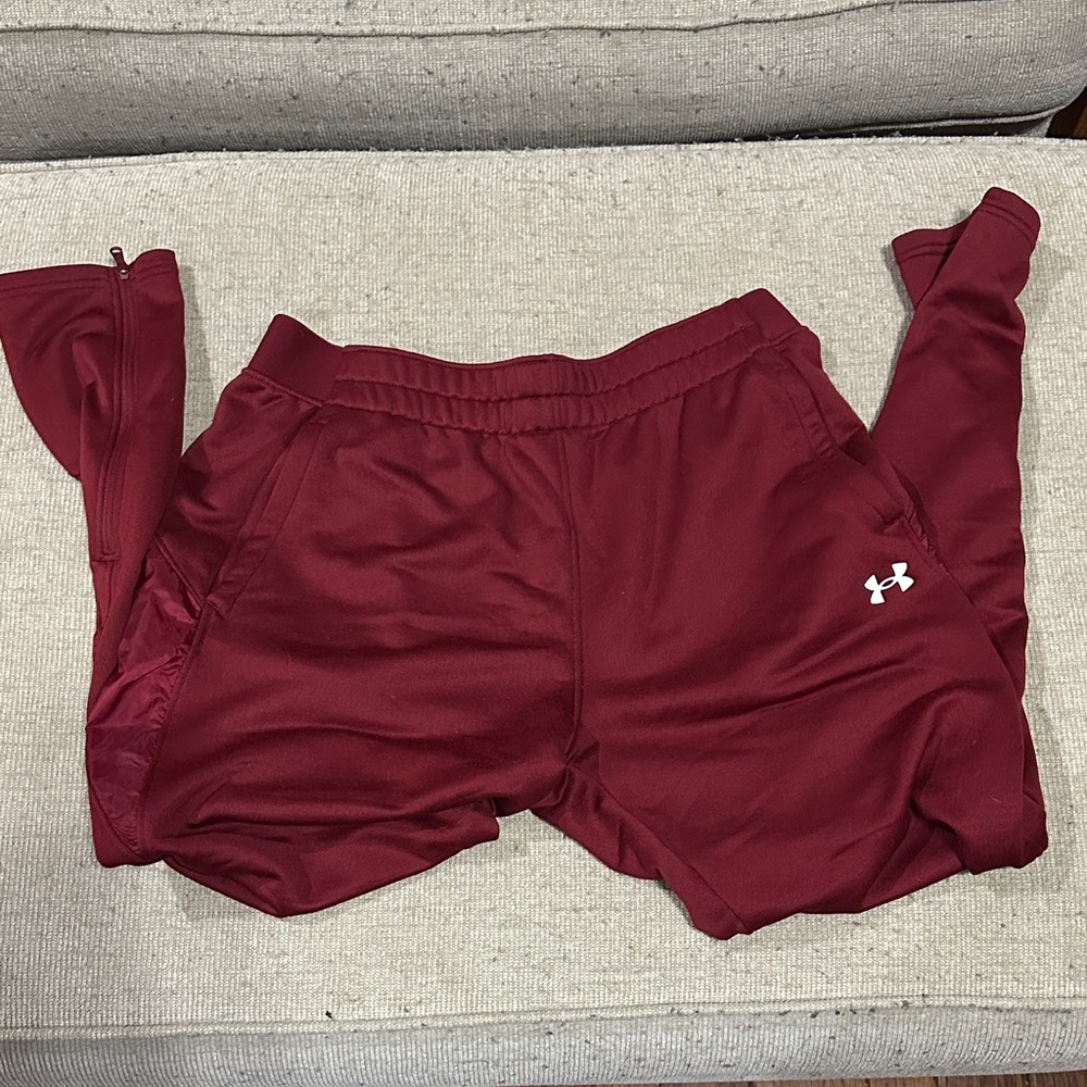 Under Armour Burgundy Athletic Pants - Picture 5 of 5
